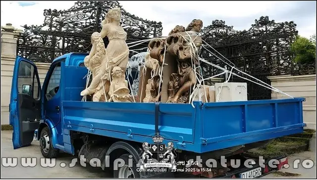 Ornamente de gradina din beton la domiciliu.