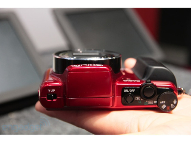 Foto digital 16MP Casio Exilim EX-H50 red / rosu - Imagine 5