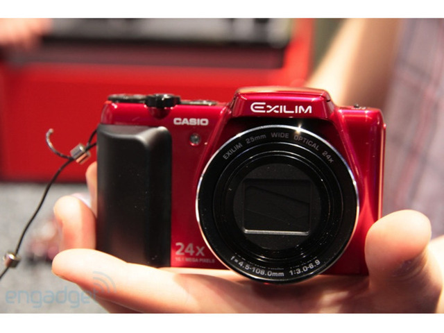 Foto digital 16MP Casio Exilim EX-H50 red / rosu - Imagine 6