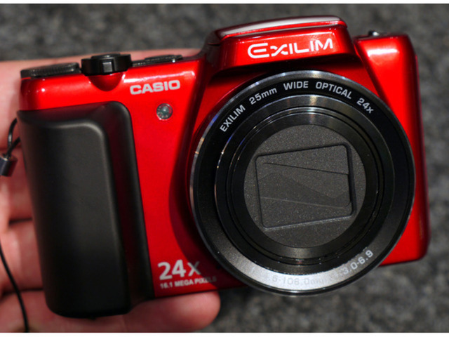 Foto digital 16MP Casio Exilim EX-H50 red / rosu - Imagine 9