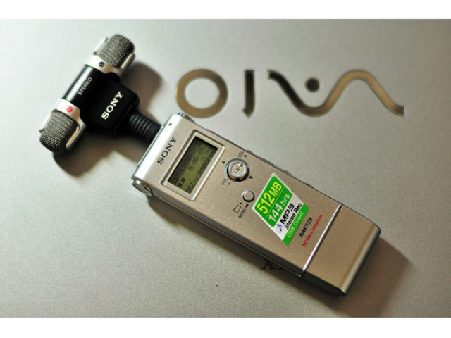 Microfon stereo SONY ECM-DS70P aurit dublu canal - Imagine 1