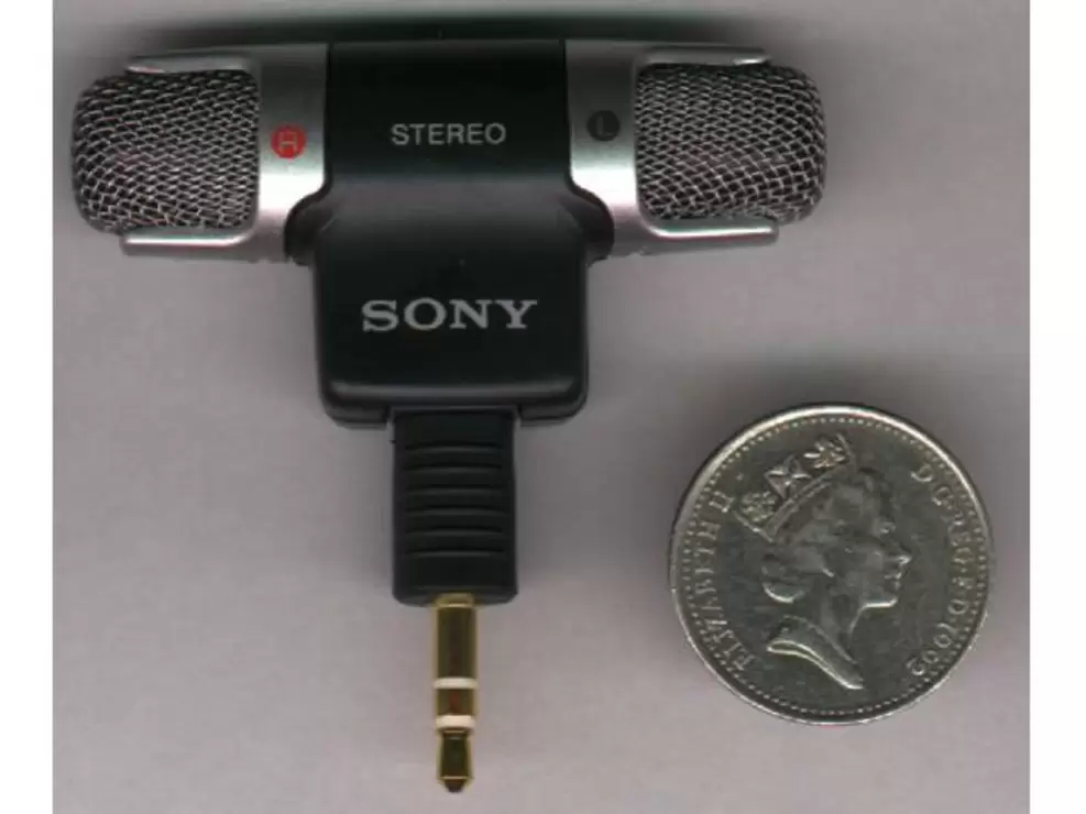 Microfon stereo SONY ECM-DS70P aurit dublu canal - 4