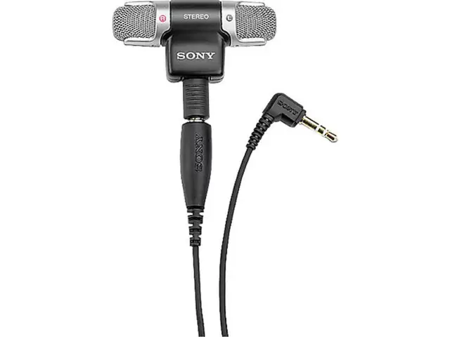 Microfon stereo SONY ECM-DS70P aurit dublu canal