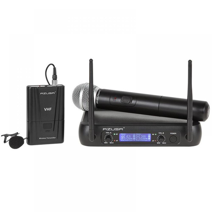 Set microfoane wireless Azusa MIK0142,VHF - 1
