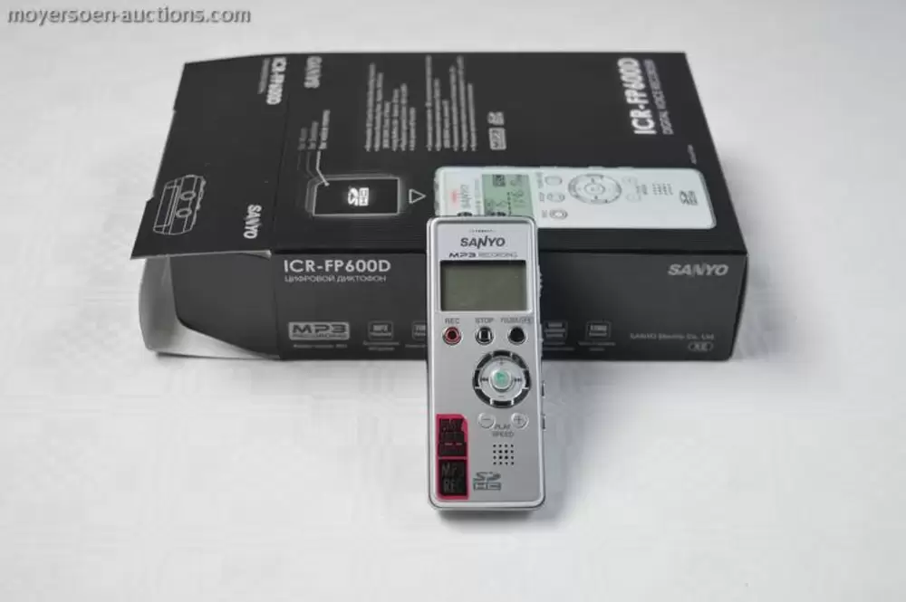 SANYO ICR-FP600D reportofoane digitale japoneze cutie 12 luni garantie - 5