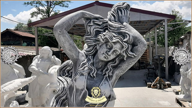 Statueta Venus, cu parul lung, model S71. - Imagine 1