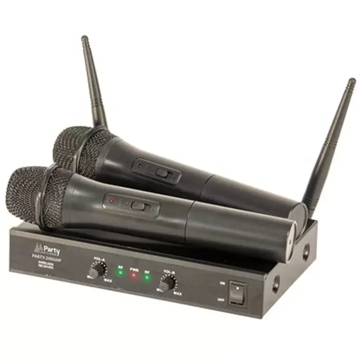 Sistem microfoane wireless Party Light &Sound PARTY-200UHF-MKII,UHF - 1