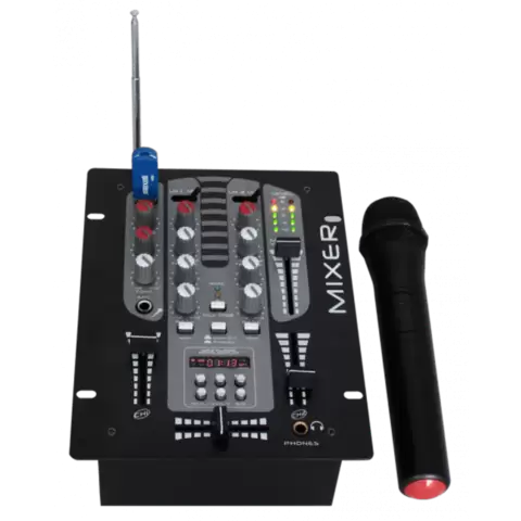 Mixer Ibiza Sound DJM150BT-VHF,2cai,5canele
