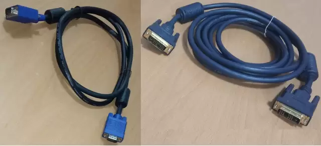 Vand 2 Cabluri VGA-VGA si DVI-DVI 18+1 PINI
