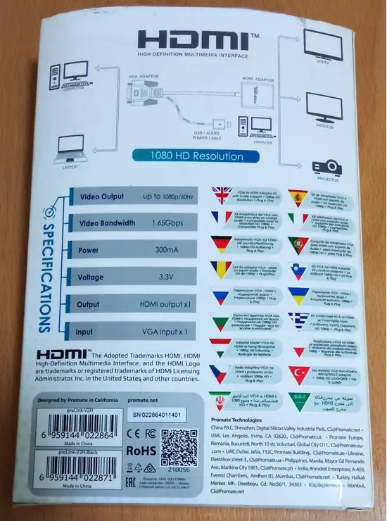 Vand Adaptor Convertor de la VGA la HDMI - 7
