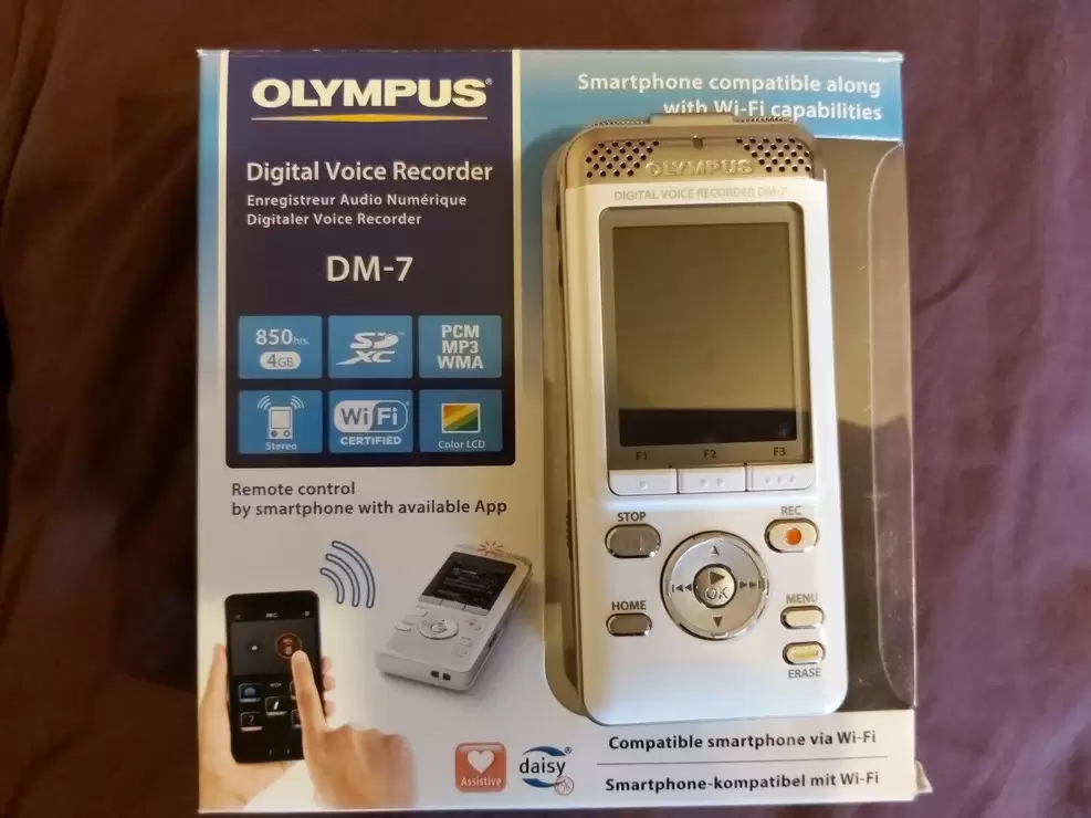 Reportofon wireless nou OLYMPUS DM-7 cutie tipla - 6