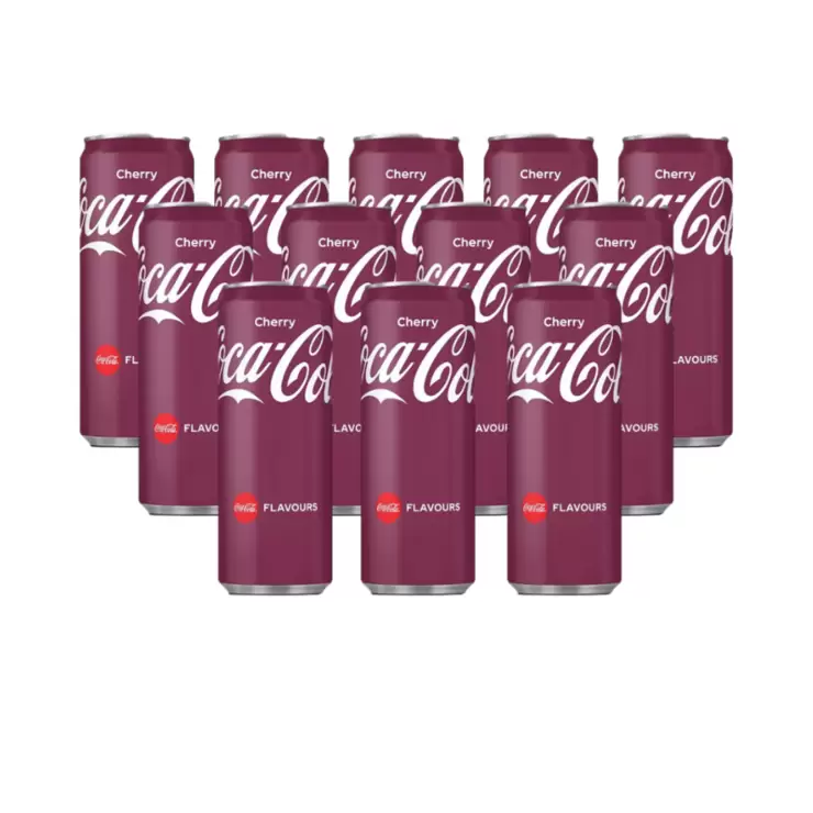 Coca Cola Cherry import Olanda, 330 ml, doza - 2