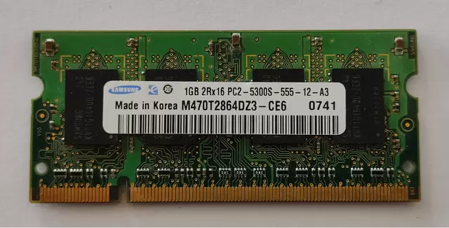 RAM DDR2 1GB Samsung 667Mhz laptop