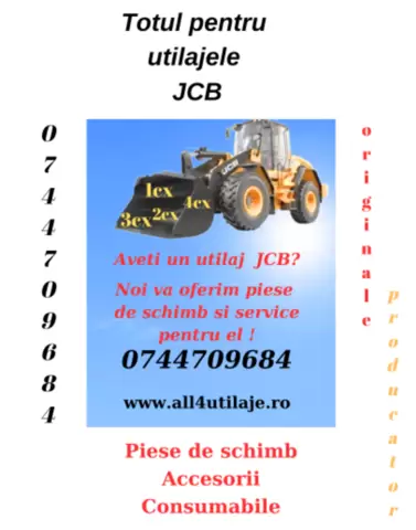 Furtunuri variate pentru utilajele JCB stoc