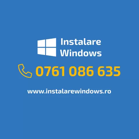 Instalare Windows in Bucuresti si Ilfov