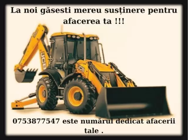 Piesa de schimb de calitate pentru utilajele JCB