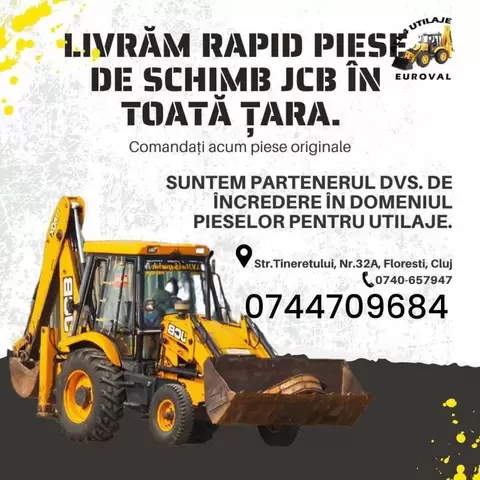 Piese Jcb pentru buldoexcavatoare 5cx si 4cx