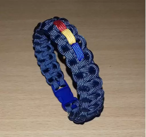 Bratari paracord SUA military cu tricolor