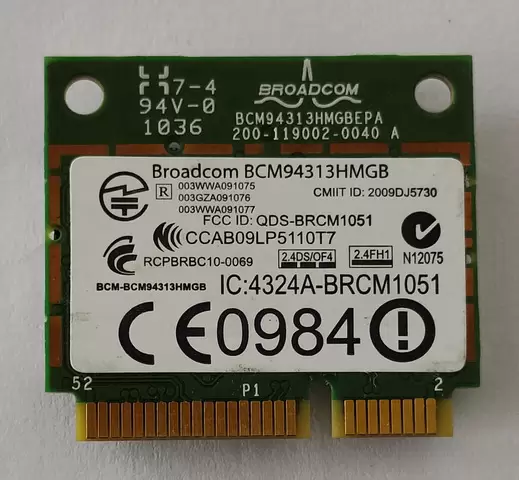 Placa de retea WiFi, BT BCM94313HMGB pentru laptop