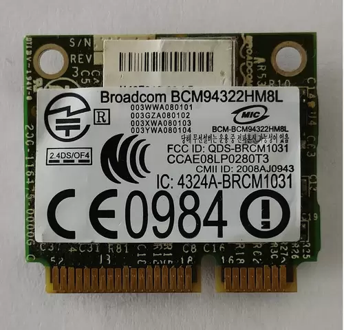 Placa de retea WiFi, BT BCM94322HM8L pentru laptop