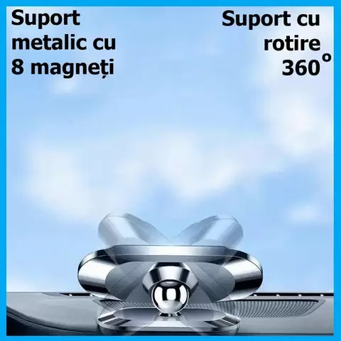 Suport telefon auto 360 | Suport magnetic telefon|