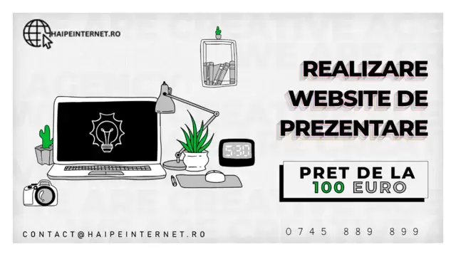 Creare Site Web, Magazin Online, Blog