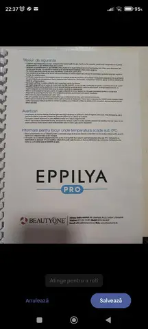 Aparat de epilat laser EPPILYA PRO (NOU)