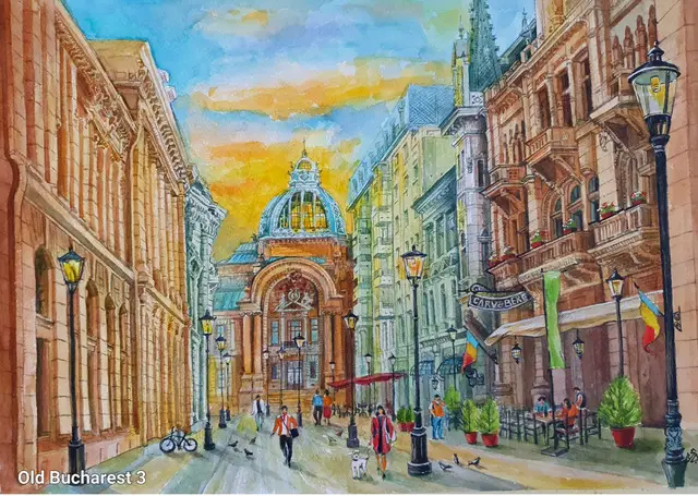 Tablouri picturi cu Bucurestiul