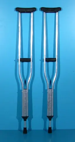 Carje cu sprijin subaxilar L aluminiu