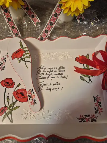 Set cununie religioasa cu motive traditionale