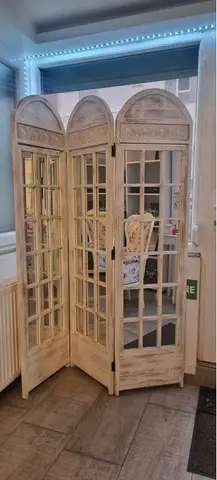 Paravan Vintage Oglinzi Lemn Masiv