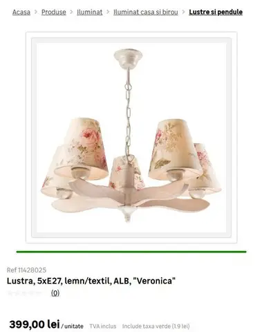 Lustra Vintage 5 Becuri