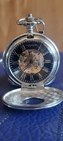 Ceas de buzunar clasic schelet | Akribos XXIV AK609