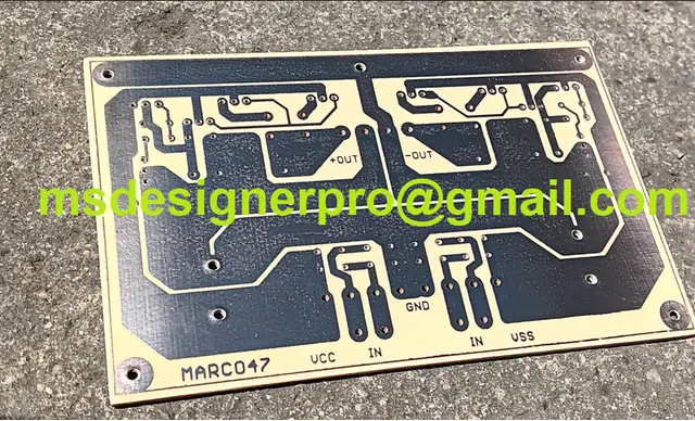Circuite imprimate ieftine (PCB)-simplu/dublu placat