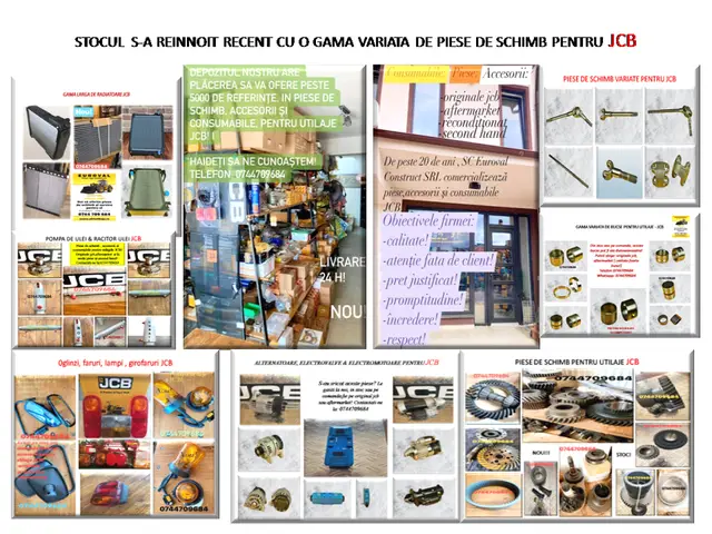 Piese utilaje jcb buldoexcavatoare excavatoare