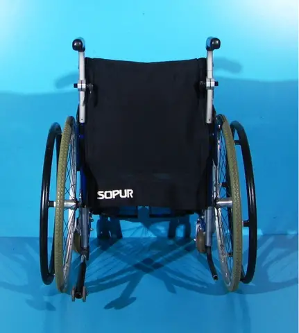 Scaun cu rotile din aluminiu activ  Sopur