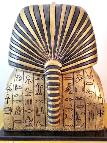 sculptura bust Tutankamon obiect decorativ