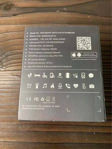 Smartwatch cu casti integrate si functie de reportofon