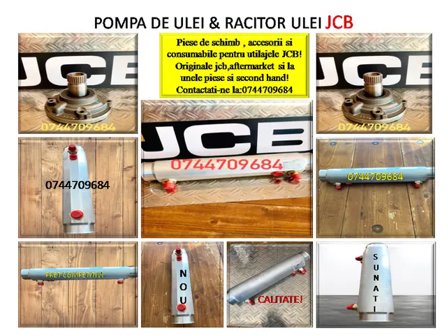 Piese utilaje jcb 3cx 4cx stoc foarte mare