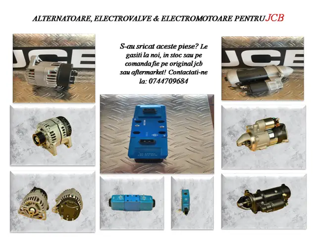 Piese utilaje jcb 3cx 4cx stoc foarte mare