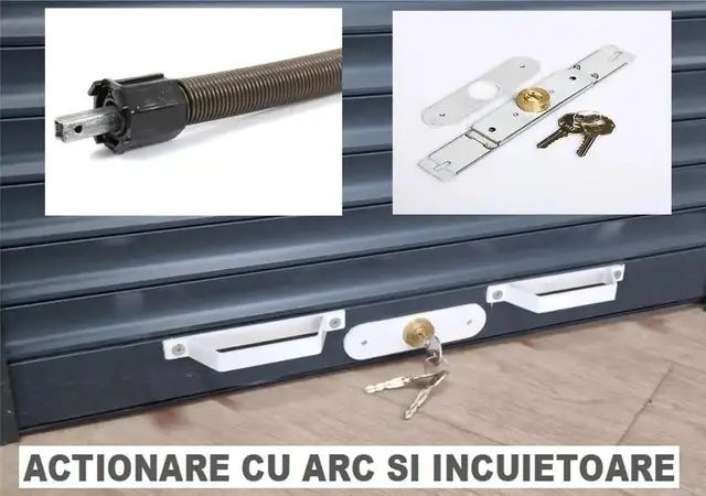 UsI de garaj tip rulou pe comanda