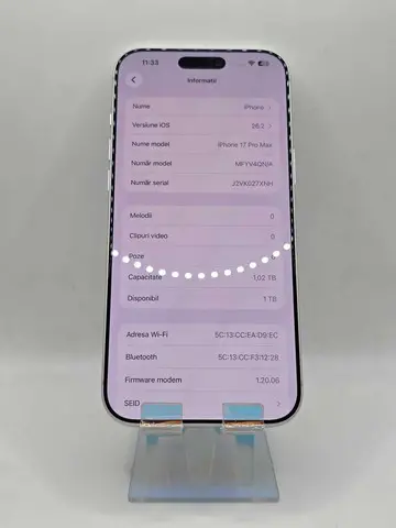 Iphone 17 Pro Max, MEM 1TB