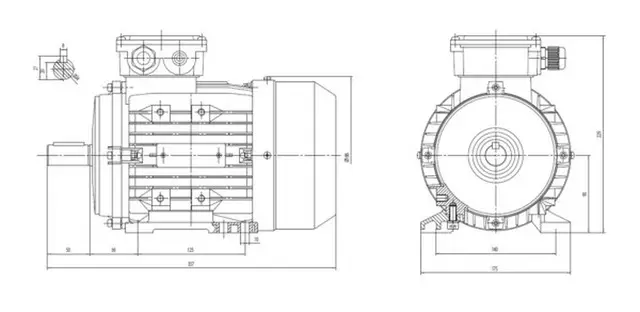 Motor electric trifazat 2.2kw 1400rpm 90 B3