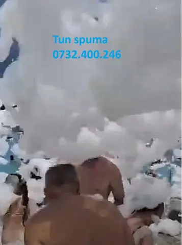 Tun spuma de inchiriat petreceri spuma