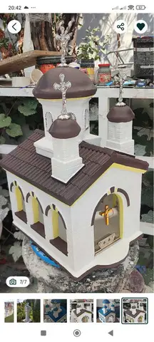 Bisericuta cu Postament pt exterior