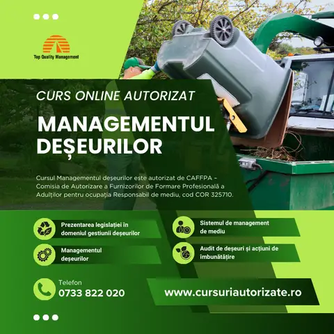 Curs Managementul deseurilor - online