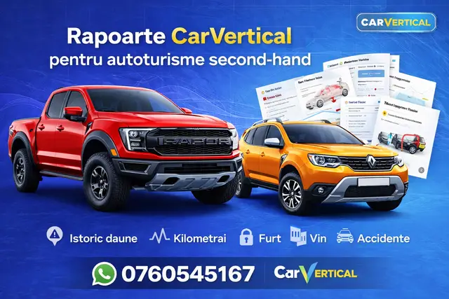 Raport CarVertical - Verificare Istoric si Daune Auto