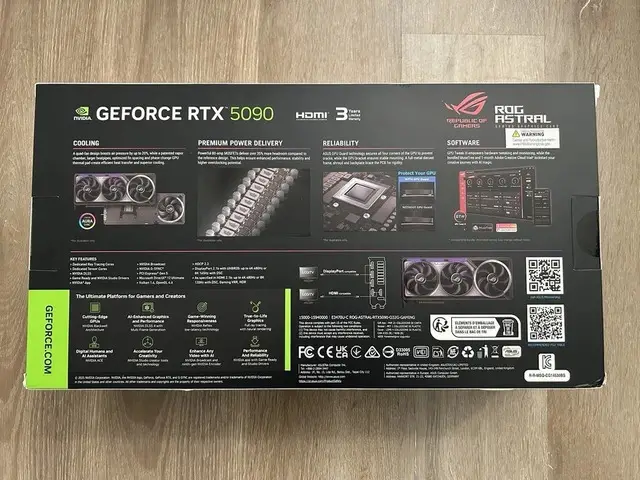 ASUS ROG Astral GeForce RTX 5090 OC Edition 32GB GDDR7