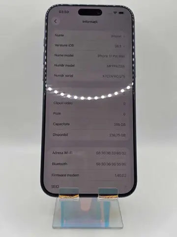 iPhone 17 Pro Max, Deep Blue