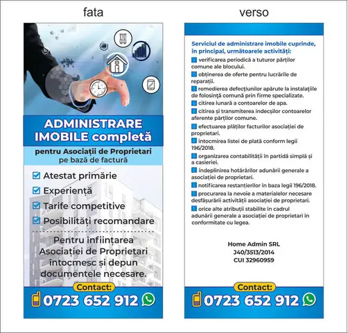 Administrare imobile - sector 1